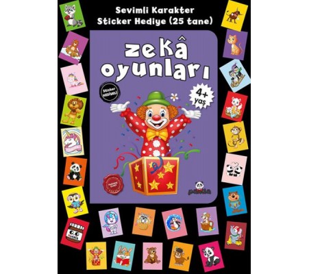 Stickerlı 4+ Yaş Zekâ Oyunları Stickerlı 4+ Yaş Zekâ Oyunları