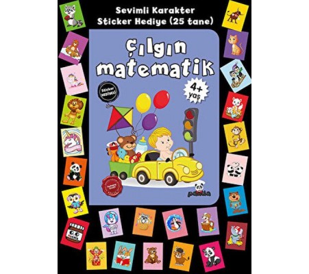 Stickerlı 4+ Yaş Çılgın Matematik Stickerlı 4+ Yaş Çılgın Matematik