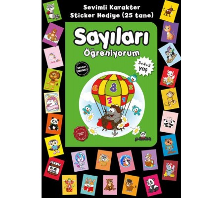 Stickerlı 3+4+5 Yaş Sayıları Öğreniyorum Stickerlı 3+4+5 Yaş Sayıları Öğreniyorum