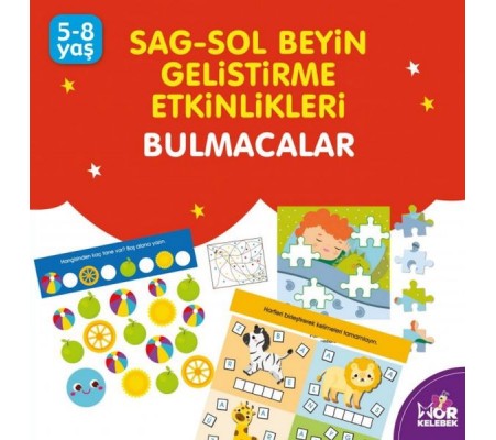 Sağ-Sol Beyin Geliştirme Etkinlikleri Bulmacalar