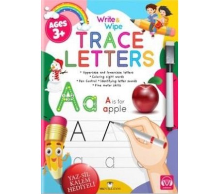 Write and Wipe Trace Letters