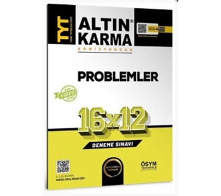 Altın Karma TYT Problemler 16 x 12 Deneme