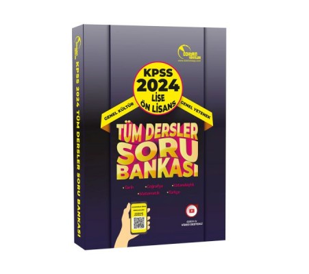 Doktrin Yayınları 2024 KPSS Lise Önlisans Tüm Dersler Tek Kitap Soru Bankası