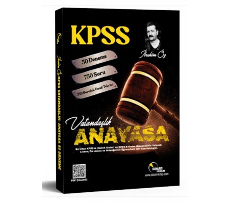 Doktrin Yayınları KPSS Vatandaşlık 50 Deneme ve 350 Soruluk Genel Tekrar