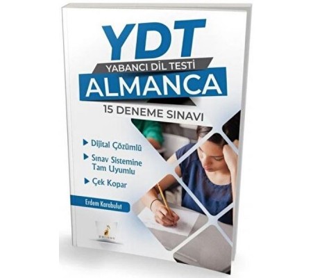 YDT Almanca 15 Deneme Çözümlü