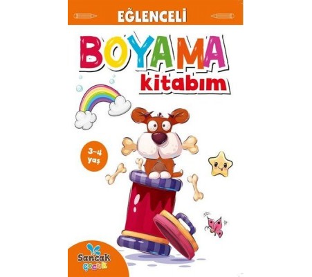 Eğlenceli Boyama Kitabım - Turuncu Kitap