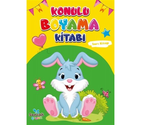 Konulu Boyama Kitabı - Sarı Kitap Konulu Boyama Kitabı - Sarı Kitap