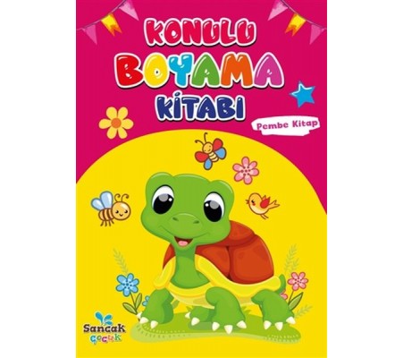 Konulu Boyama Kitabı - Pembe Kitap