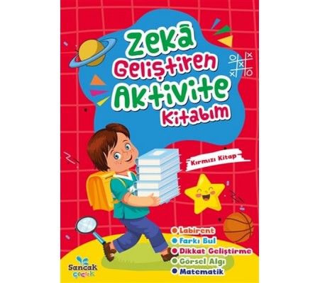 Zeka Geliştiren Aktivite Kitabım - Kırmızı Kitap