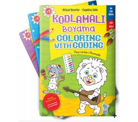 Kodlamalı Boyama (4 Kitap)