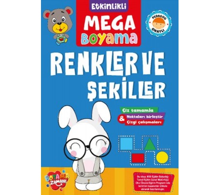 Etkinlikli Mega Boyama - Renkler ve Şekiller