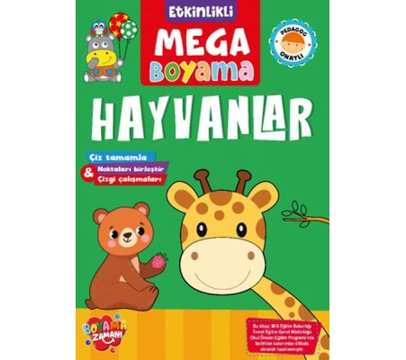 Etkinlikli Mega Boyama - Hayvanlar