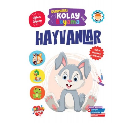 Etkinlikli Kolay Boyama – Hayvanlar Etkinlikli Kolay Boyama – Hayvanlar