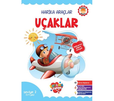 Harika Araçlar – Uçaklar Seviye 2 (3-4 Yaş) Harika Araçlar – Uçaklar Seviye 2 (3-4 Yaş)