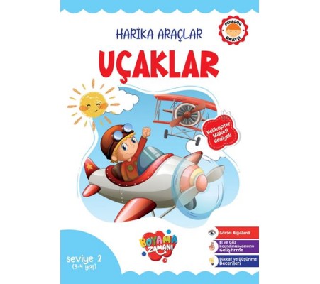 Harika Araçlar – Uçaklar Seviye 2 (3-4 Yaş)