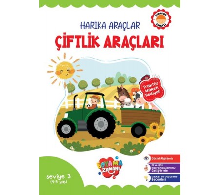 Harika Araçlar – Çiftlik Araçları Seviye 3 (4-5 Yaş)