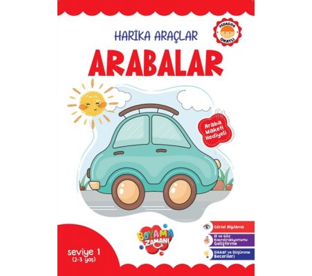 Harika Araçlar – Arabalar Seviye 1 (2-3 Yaş)