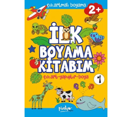Çıkartmalı İlk Boyama Kitabım 2+ Yaş-1