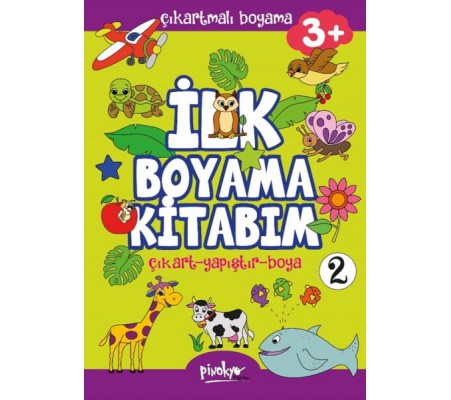 Çıkartmalı İlk Boyama Kitabım 3+ Yaş-2