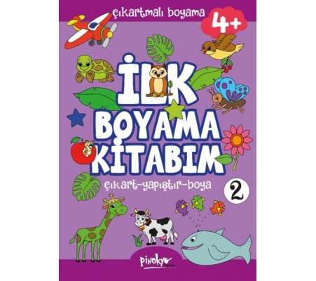 Çıkartmalı İlk Boyama Kitabım 4+ Yaş-2