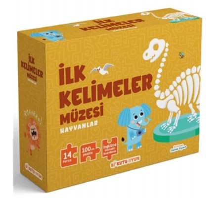 İlk Kelimeler Müzesi - Hayvanlar (İngilizce Destekli Kitap ve Yapboz Seti) İlk Kelimeler Müzesi - Hayvanlar (İngilizce Destekli Kitap ve Yapboz Seti)