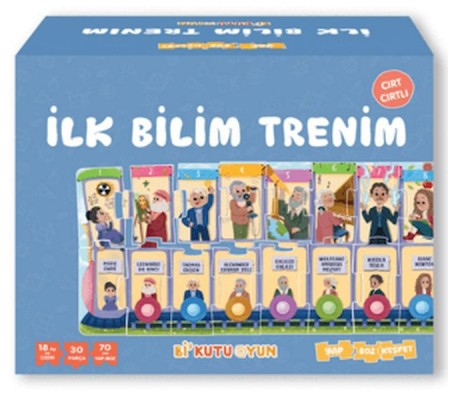 İlk Bilim Trenim - Cırt Cırtlı Yapboz ve Kitap Seti İlk Bilim Trenim - Cırt Cırtlı Yapboz ve Kitap Seti