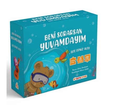 Beni Sorarsan Yuvamdayım - İşte Deniz Altı! - Kitap ve Yapboz Seti Beni Sorarsan Yuvamdayım - İşte Deniz Altı! - Kitap ve Yapboz Seti