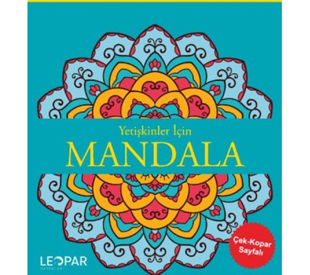 Yetişkinler İçin Mandala - Mavi Yetişkinler İçin Mandala - Mavi