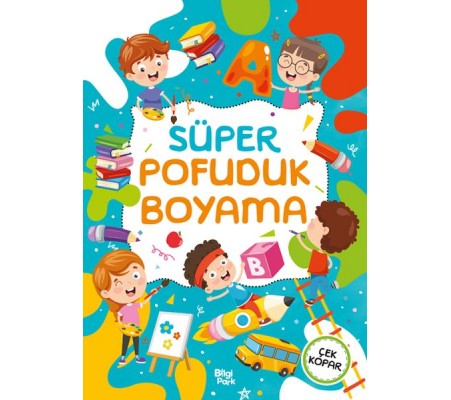 Süper Pofuduk Boyama Kitabı Süper Pofuduk Boyama Kitabı