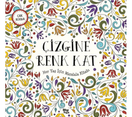 Çizgine Renk Kat - Her Yaş İçin Mandala