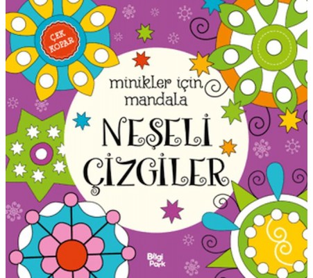 Minikler İçin Mandala - Neşeli Çizgiler