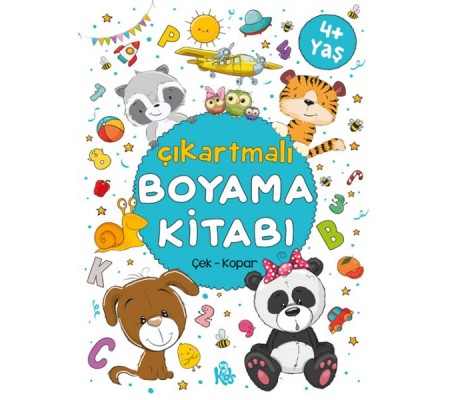 Çıkartmalı Boyama Kitabı - 4 Yaş + Çıkartmalı Boyama Kitabı - 4 Yaş +
