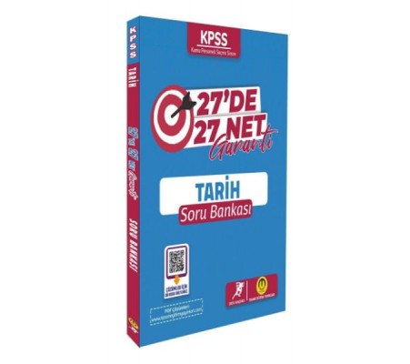 Tasarı Yayınları KPSS Tarih 27 de 27 Net Garanti Soru Bankası