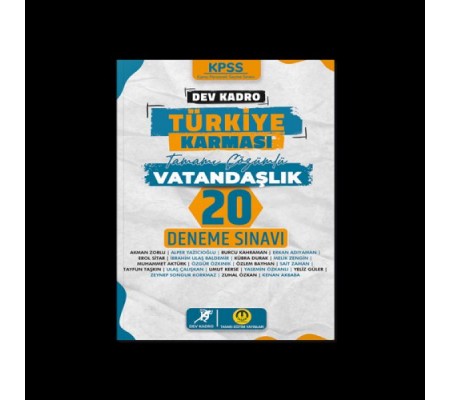 Dev kadro Vatandaşlık 20 Deneme Sınavı