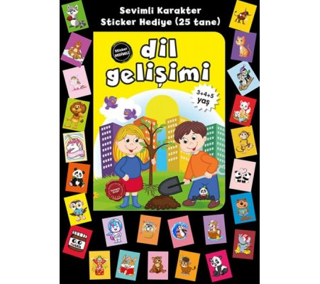 Stickerlı 3+4+5 Yaş Dil Gelişimi Stickerlı 3+4+5 Yaş Dil Gelişimi