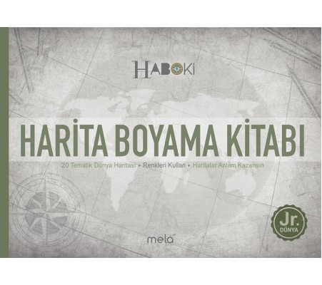 Harita Boyama Kitabı 20 Tematik Dünya Haritası