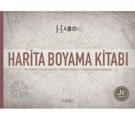 Harita Boyama Kitabı 20 Tematik Türkiye Haritası