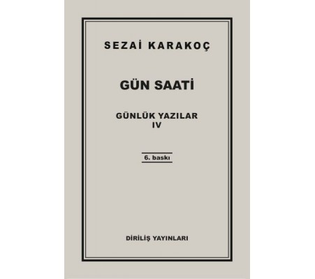 Günlük Yazılar 4 - Gün Saati