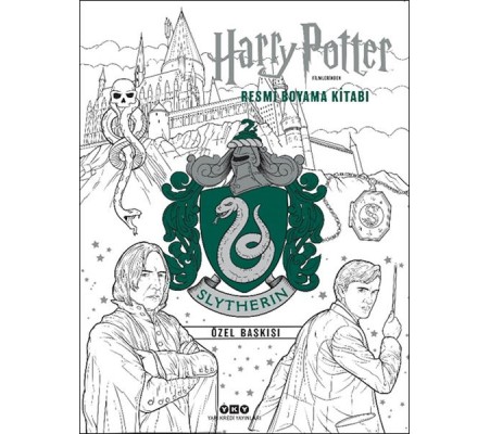 Harry Potter Filmlerinden Resmi Boyama Kitabı – Slytherin Özel Baskısı Harry Potter Filmlerinden Resmi Boyama Kitabı – Slytherin Özel Baskısı