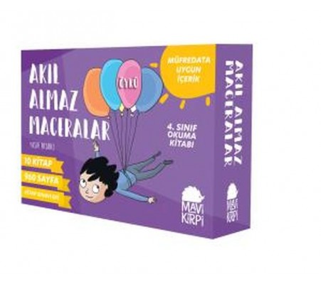 Akıl Almaz Maceralar 4. Sınıf Seti (10 Kitap) Akıl Almaz Maceralar 4. Sınıf Seti (10 Kitap)