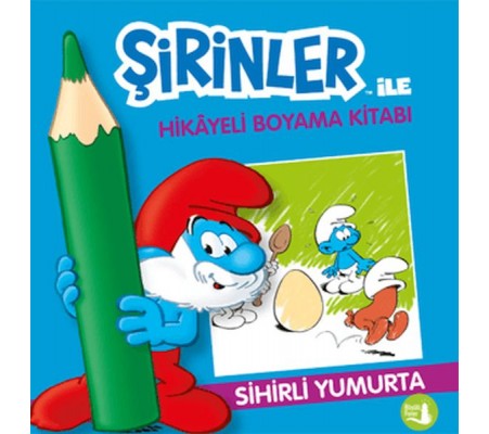 Şirinler İle Hikaye Boyama Kitabı - Sihirli Yumurta Şirinler İle Hikaye Boyama Kitabı - Sihirli Yumurta