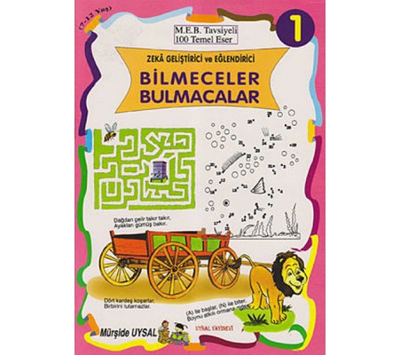 Zeka Geliştirici ve Eğlendirici Bilmeceler Bulmacalar (10 Kitap Takım)