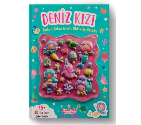 Deniz Kızı Balon Çıkartmalı Aktivite Kitabı Deniz Kızı Balon Çıkartmalı Aktivite Kitabı