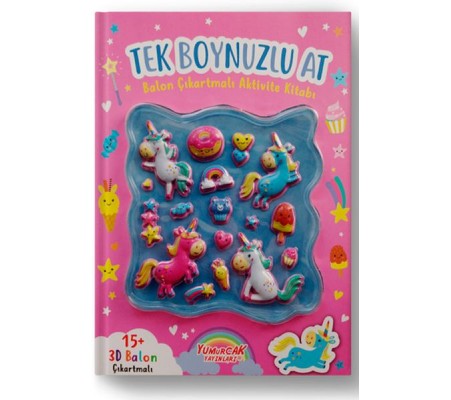 Tek Boynuzlu At Balon Çıkartmalı Aktivite Kitabı Tek Boynuzlu At Balon Çıkartmalı Aktivite Kitabı