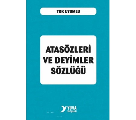 Atasözleri ve Deyimler Sözlüğü (Plastik Kapak)