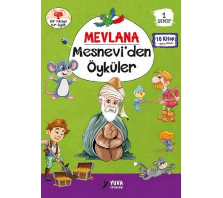 1. Sınıf Mevlana Mesneviden Öyküler (10 Kitaplık Set) 1. Sınıf Mevlana Mesneviden Öyküler (10 Kitaplık Set)