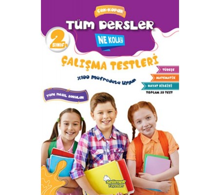 2. Sınıf Tüm Dersler Çek-Kopar Ne Kolay Çalışma Testleri