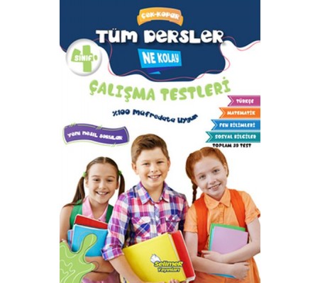 4. Sınıf Tüm Dersler Çek-Kopar Ne Kolay Çalışma Testleri