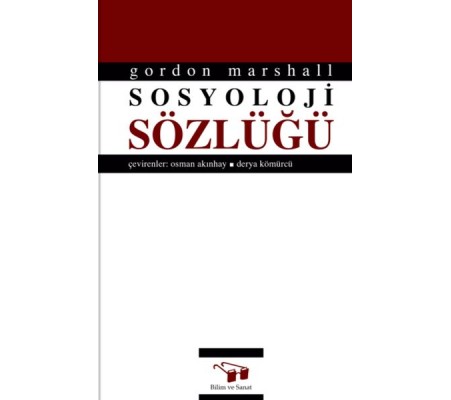 Sosyoloji Sözlüğü