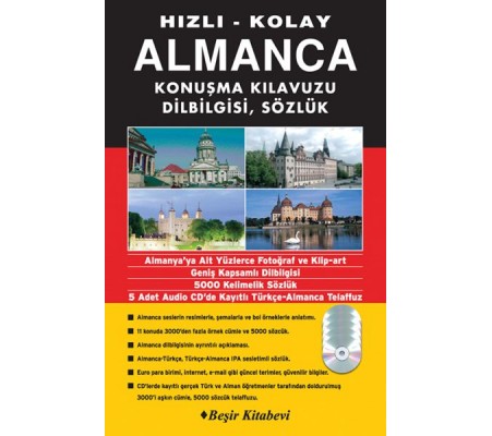 Hızlı Kolay Almanca Konuşma Kılavuzun Dilbilgisi Sözlük Karekod'lu